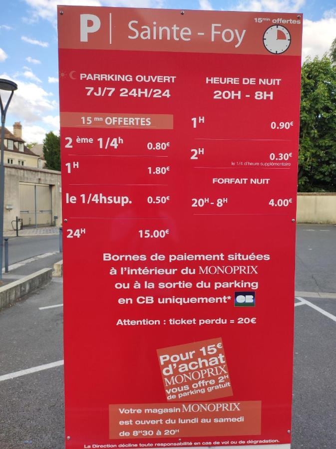 L'Elegance : T2 Proche Cathedrale De Chartres. Apartamento Exterior foto